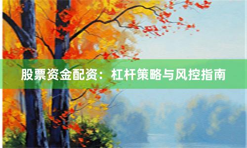 股票资金配资：杠杆策略与风控指南